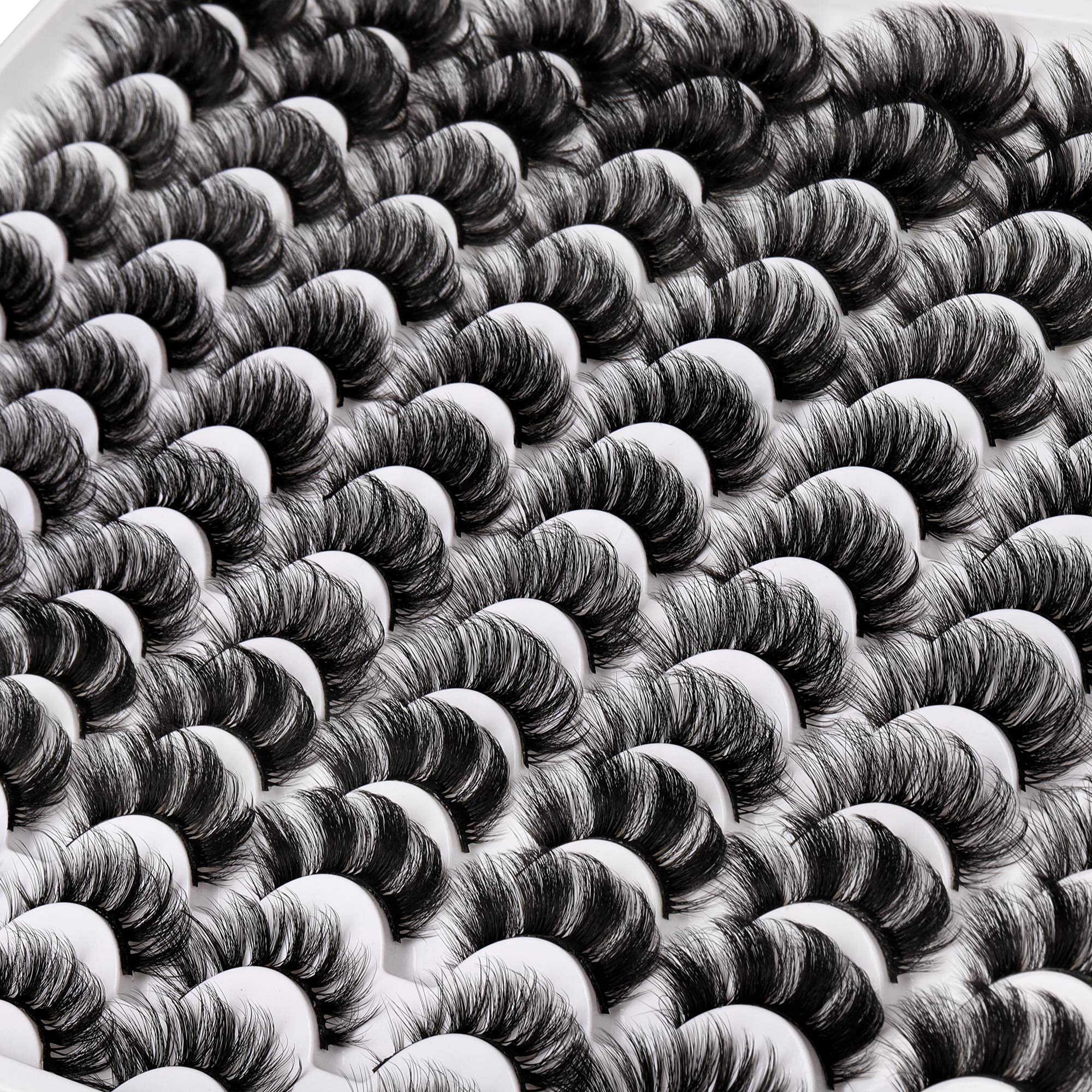 ALICE false eyelashes 48-pairs-pack highlights bulk value and reuse potential