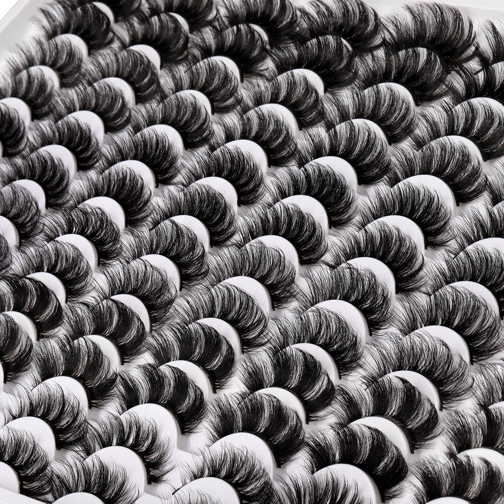 ALICE false eyelashes 48-pairs-pack highlights bulk value and reuse potential