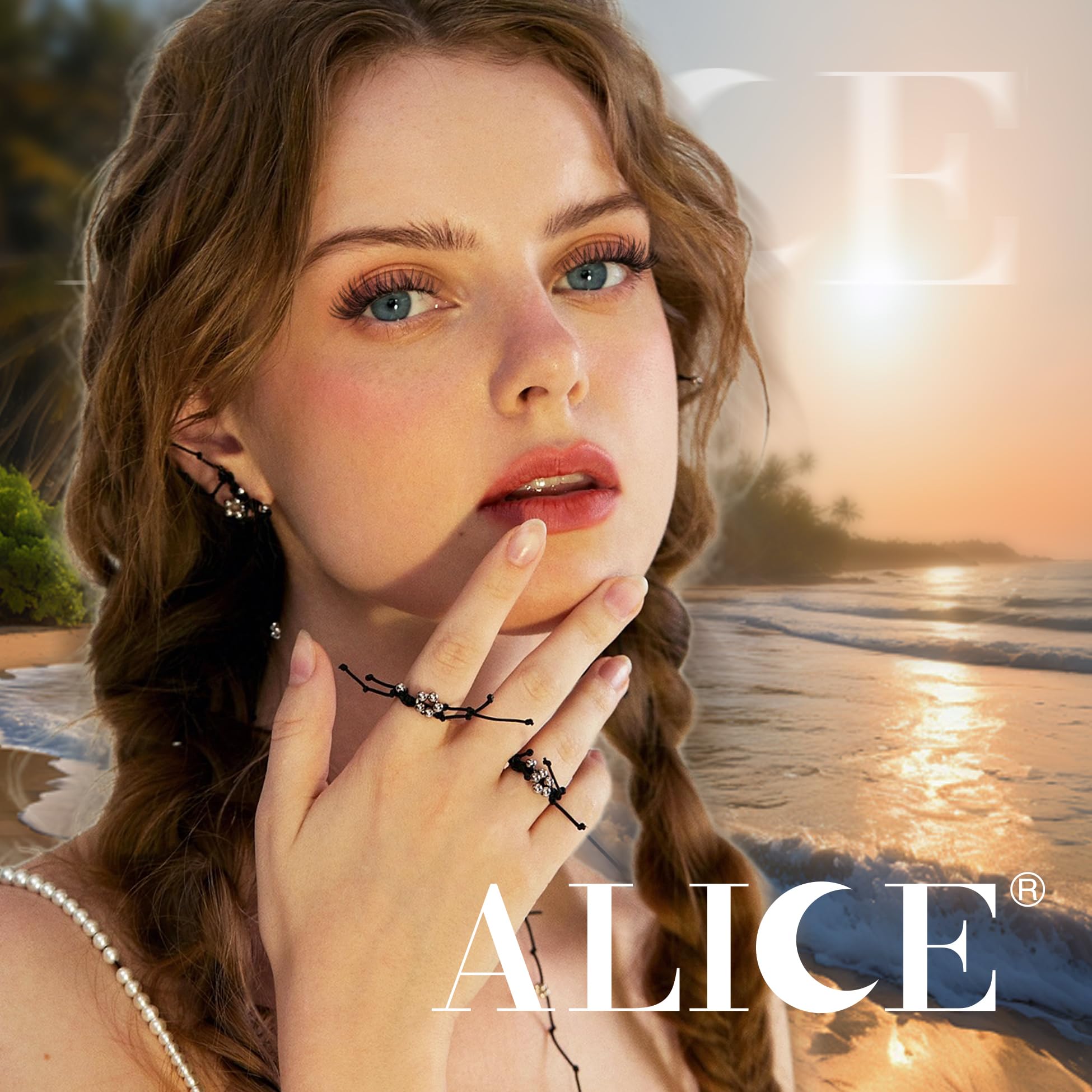 ALICE Lash Clusters Kit waterproof, sweat-proof design withstands daily activities.