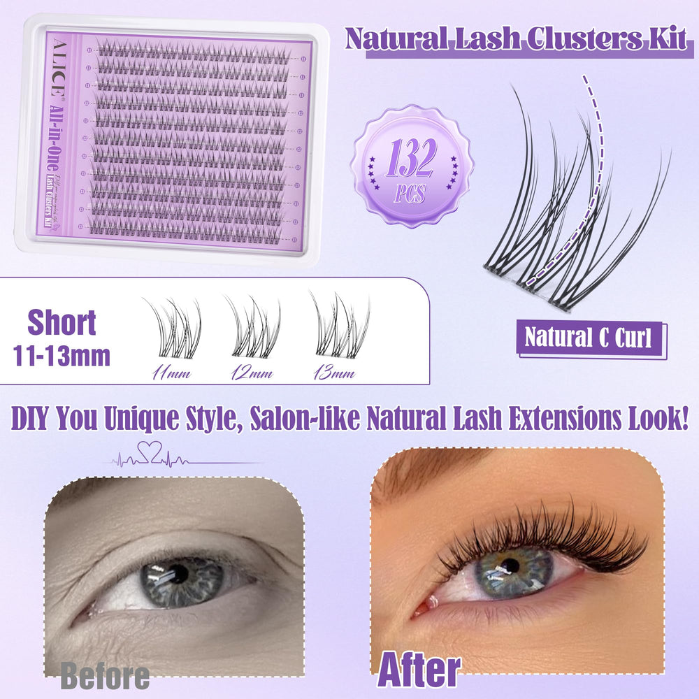 ALICE lash remover and tweezers for clean, precise DIY application