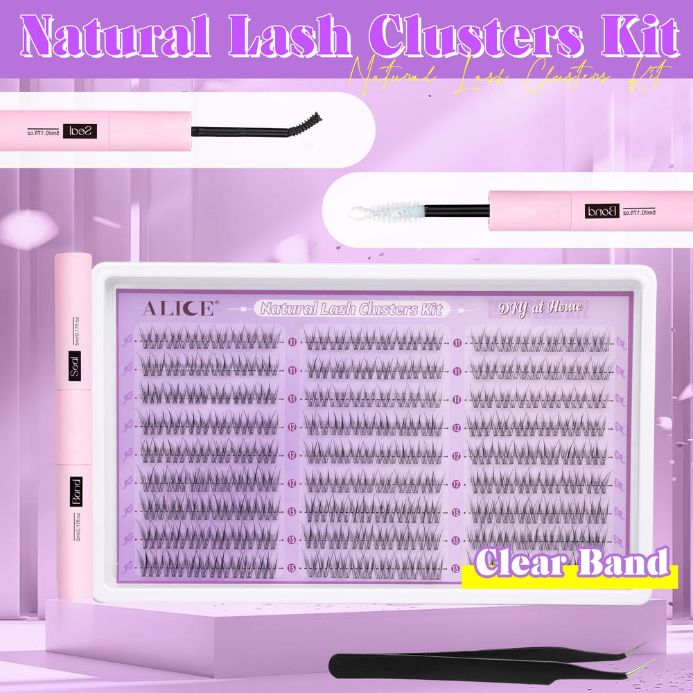 ALICE seamless blend with natural lashes close-up visual.