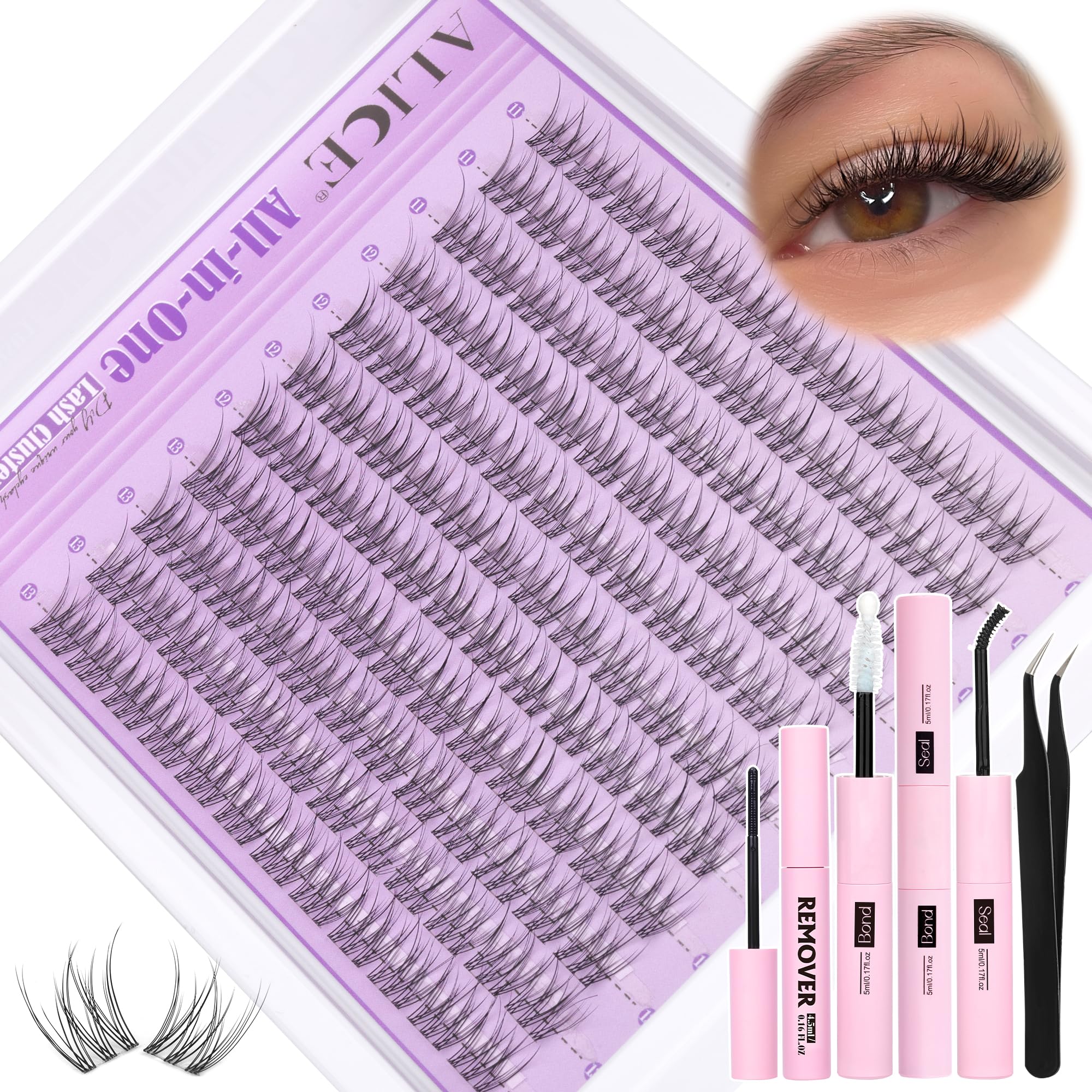 ALICE waterproof lash adhesive promises up to 72 hours hold