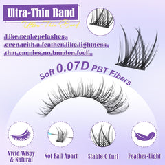 ALICE waterproof lash glue bond and seal closeup for long-lasting hold.