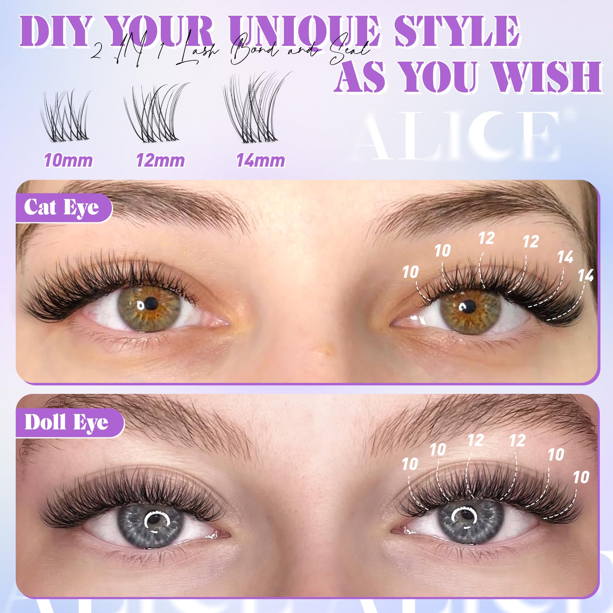 ALICE wispy cluster look for everyday elegance.