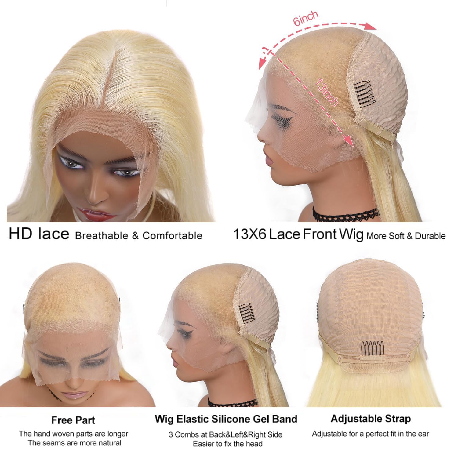 Alididi blonde wig washing and care shows simple maintenance and longevity.