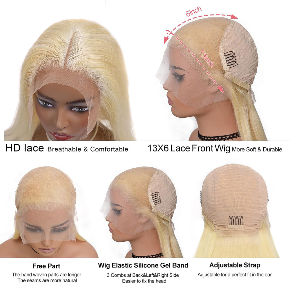 Alididi blonde wig washing and care shows simple maintenance and longevity.