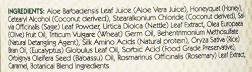 Alikay Naturals Honey and Sage deep conditioner finish with glossy hair texture
