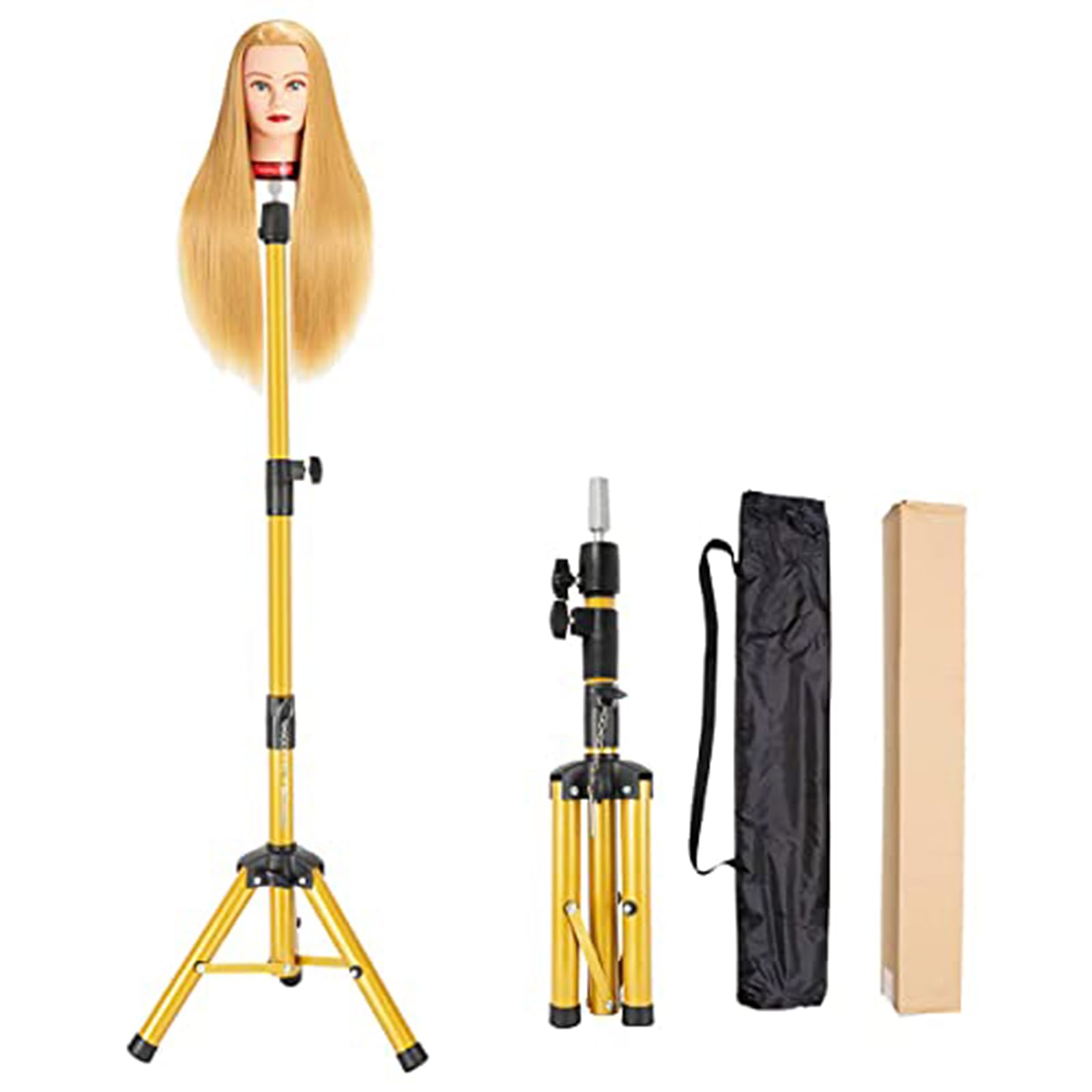 AliLeader heavy-duty wig stand tripod 55-inch assembly for stable salon setups.