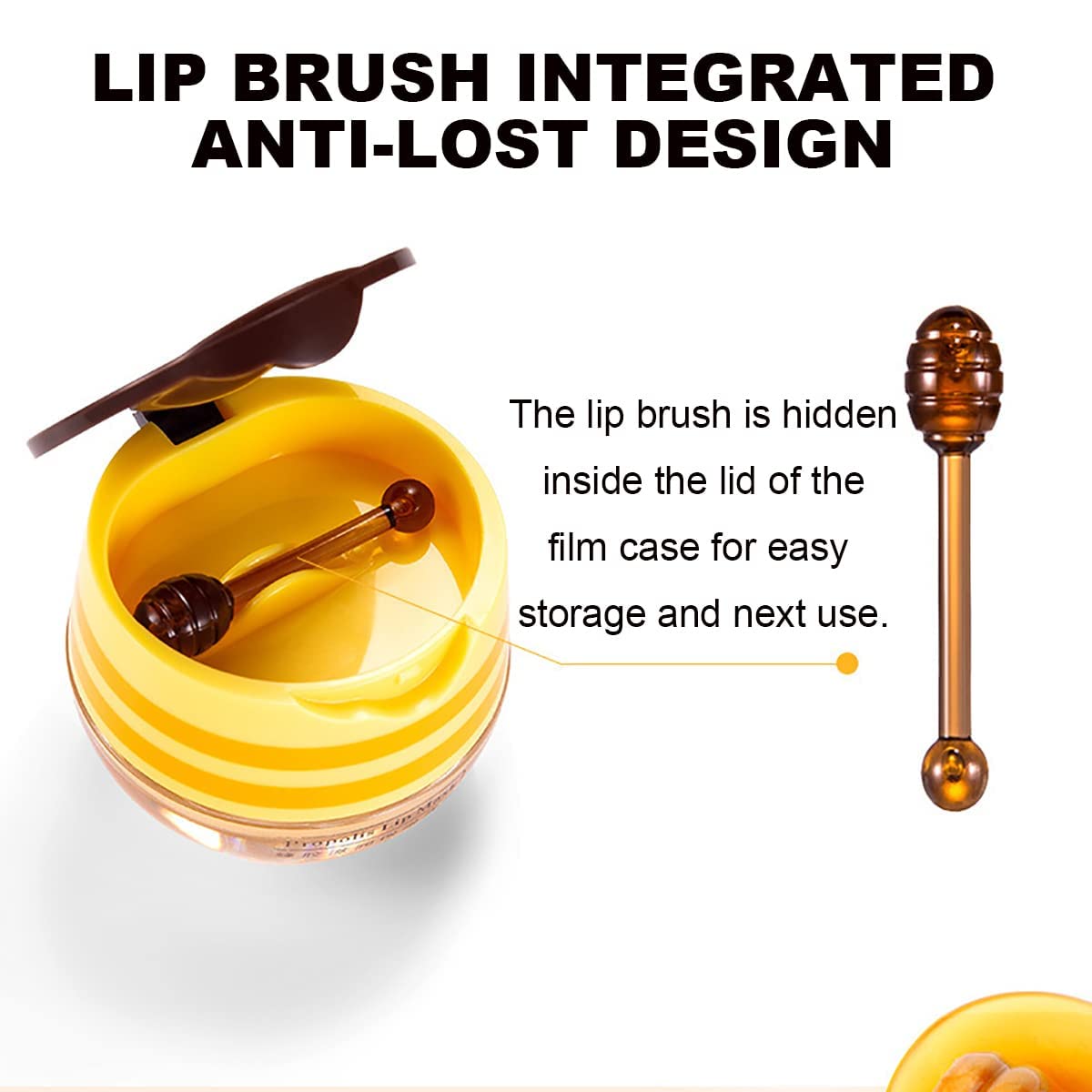 Alisesun honey lip mask application rod, convenient nighttime routine tool