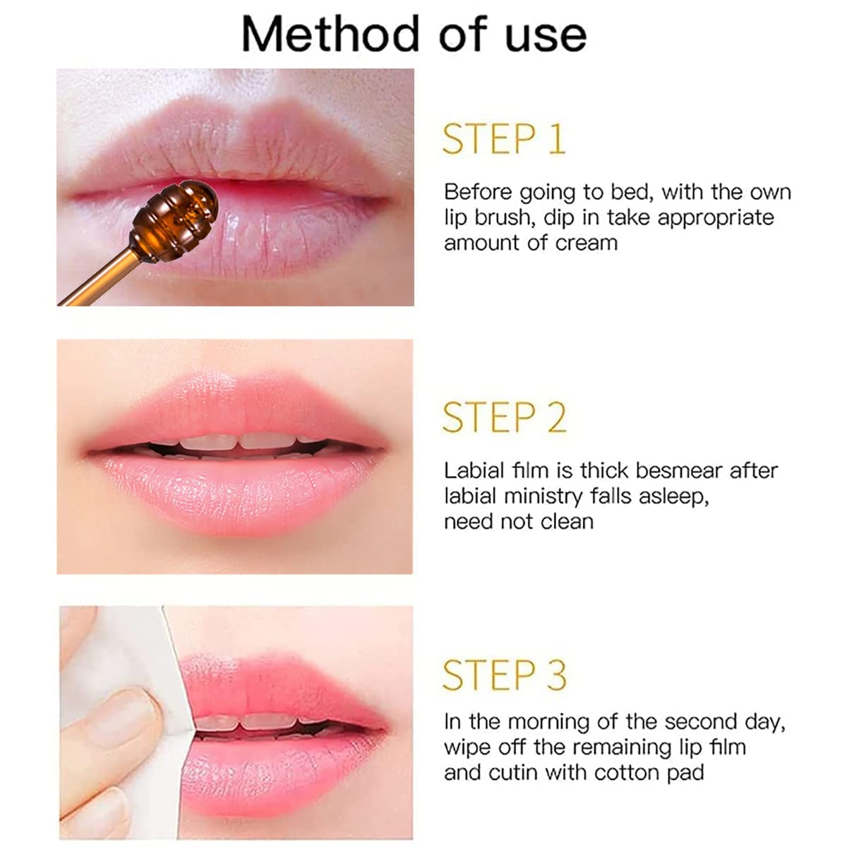 Alisesun honey lip mask vitamin E label, nourishing hydration for lips