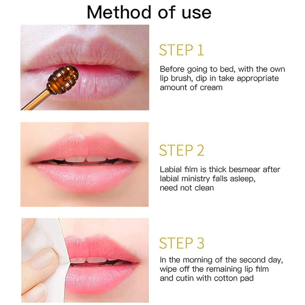 Alisesun honey lip mask vitamin E label, nourishing hydration for lips