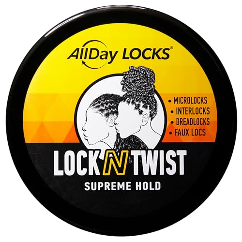 AllDay Locks Lock N Twist applying-to-roots shows quick, easy re-twisting and maintenance.