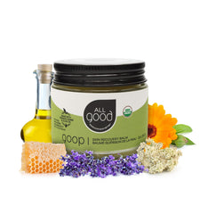 All Good Goop Recovery Balm tube front view highlighting portable skin relief.