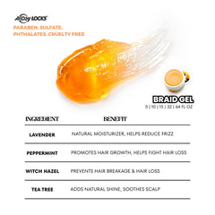 AllDay Locks Braid Gel edge control for frizz-free edges
