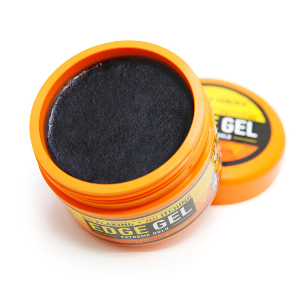 AllDay Locks Edge Gel eucalyptus and olive oil infusion nourishes edges with refreshing scent.