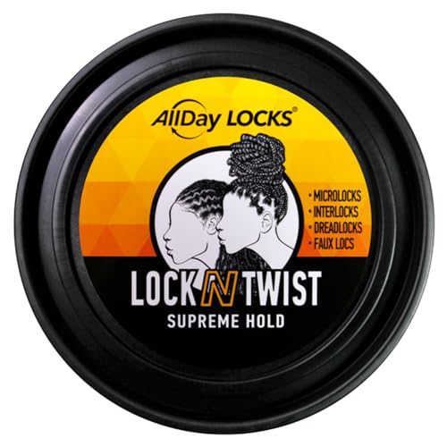 AllDay Locks Lock N Twist application closeup highlights gel texture for precise styling