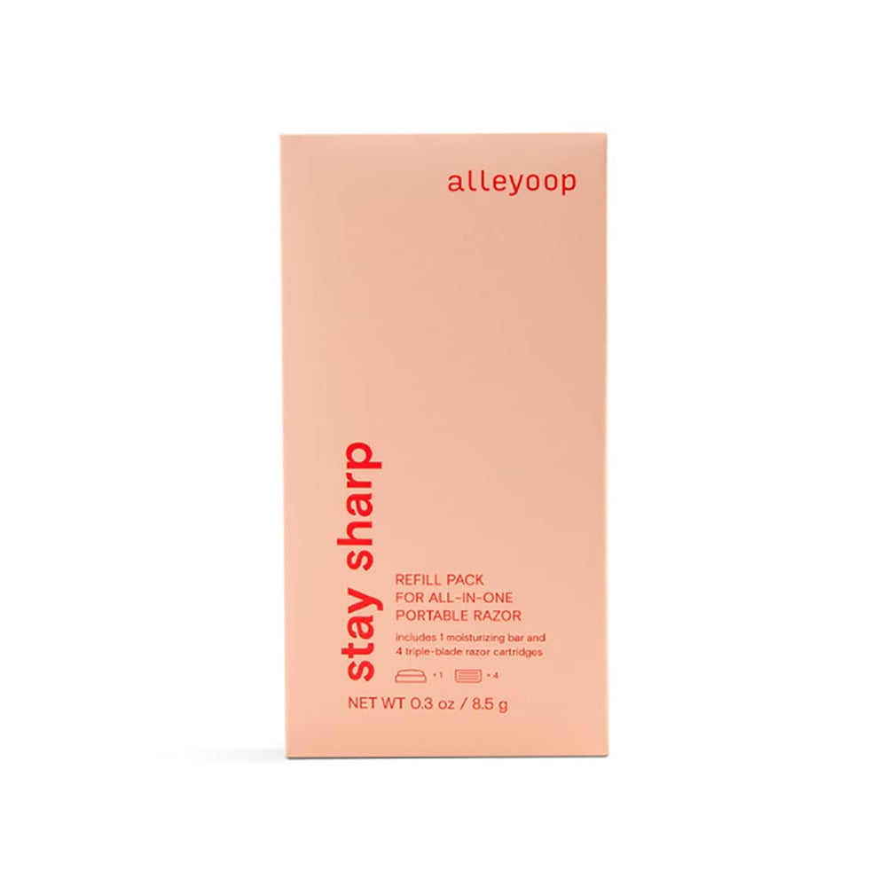Travel-friendly ALLEYOOP kit fits purse or gym bag for touch-ups