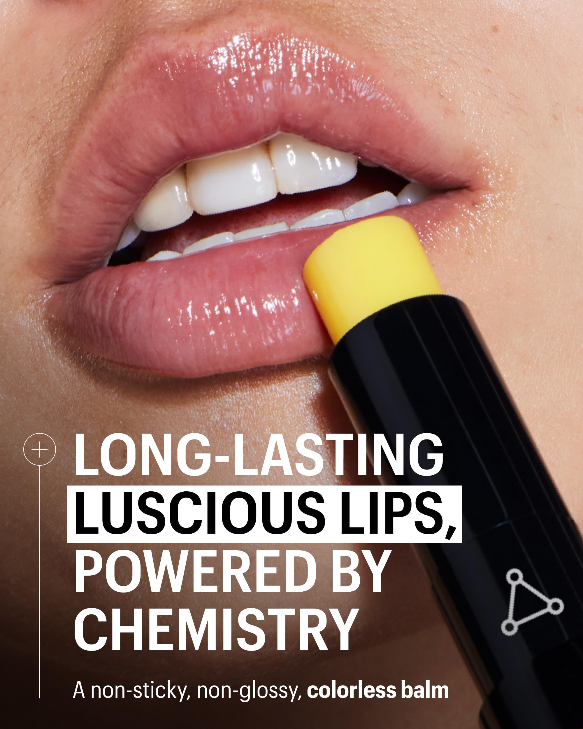 Allies of Skin Peptide & Ceramide Repair Lip Balm texture swipes deliver immediate relief