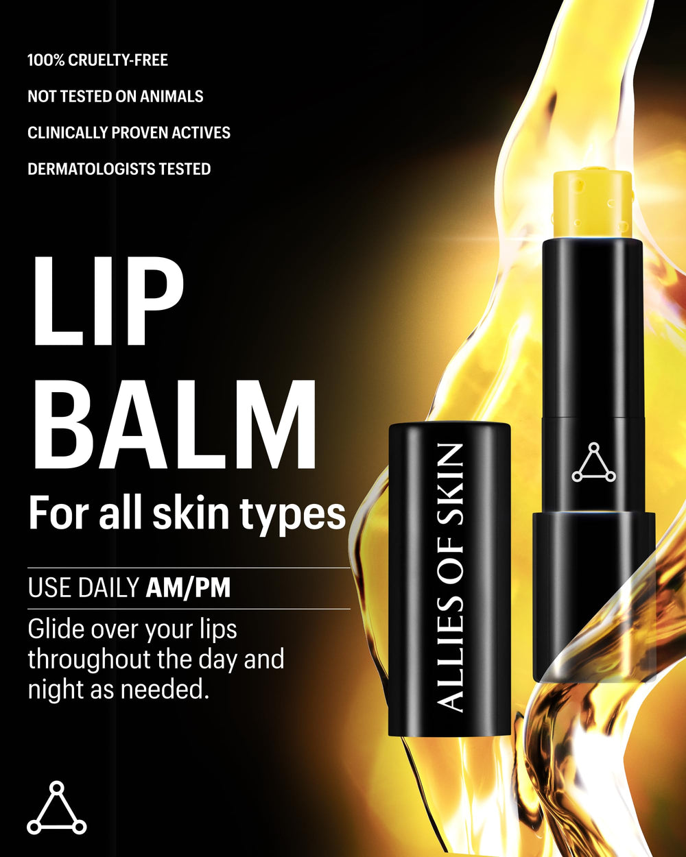 Allies of Skin Lip Balm with Vitamin C & E offers antioxidant protection
