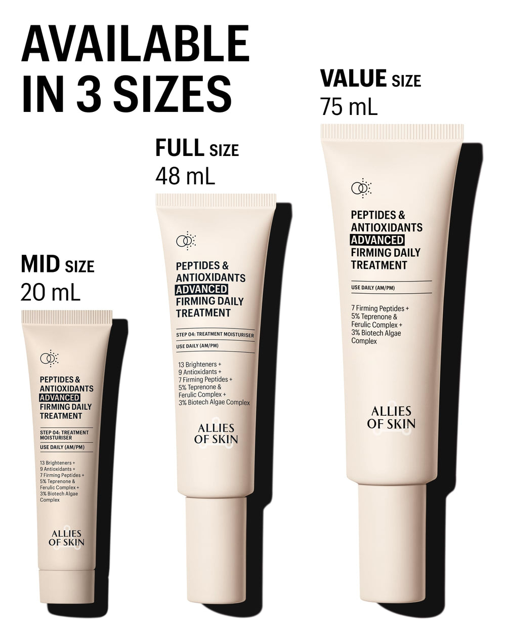 Allies of Skin dermatologist-tested formula aims for gentle suitability.