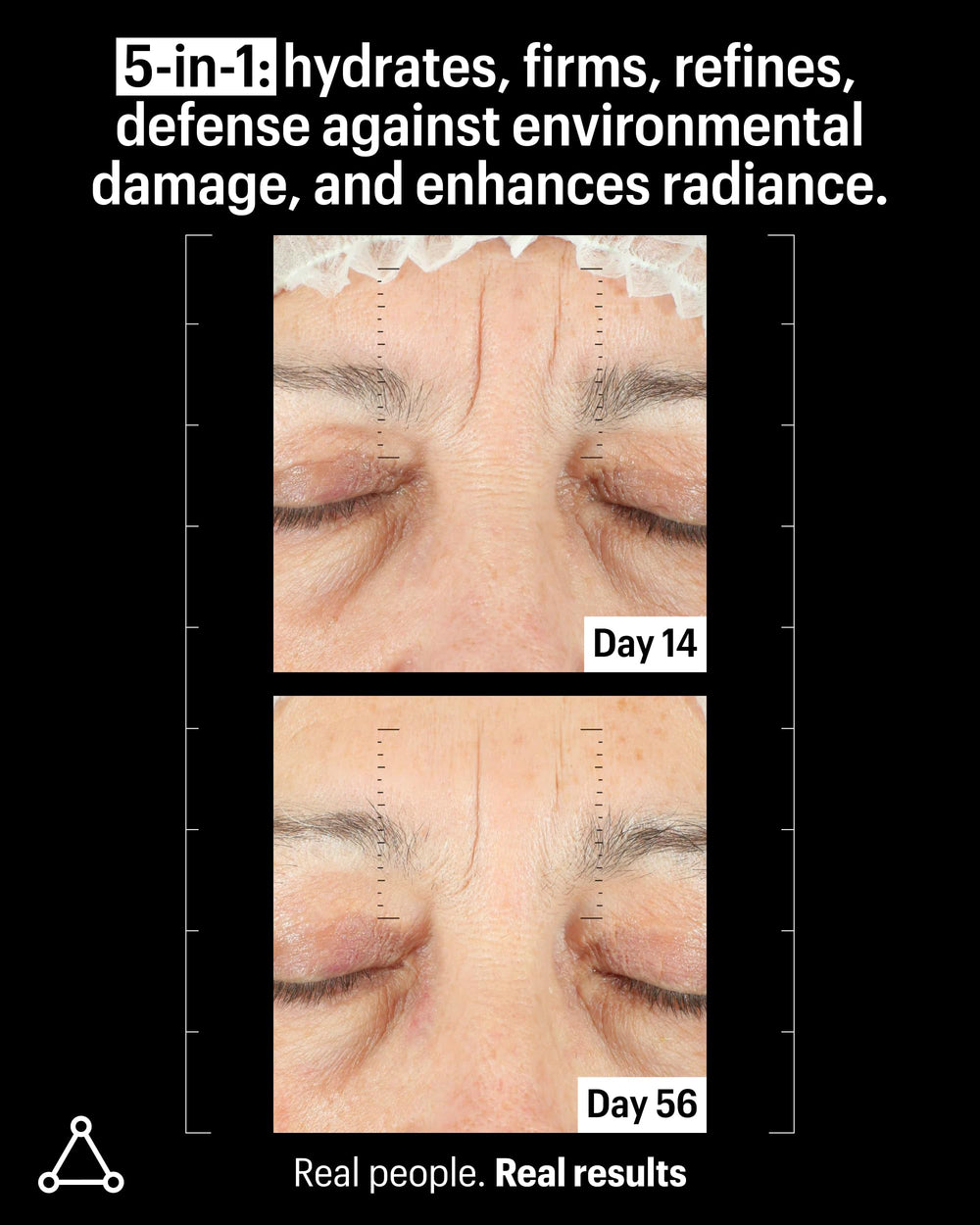 Allies of Skin pump bottle in use for a smooth, radiant morning routine.