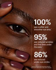 Allies of Skin Peptides Firming Eye Cream jar with Bakuchiol and Vitamin C, signaling wrinkle-targeting benefits