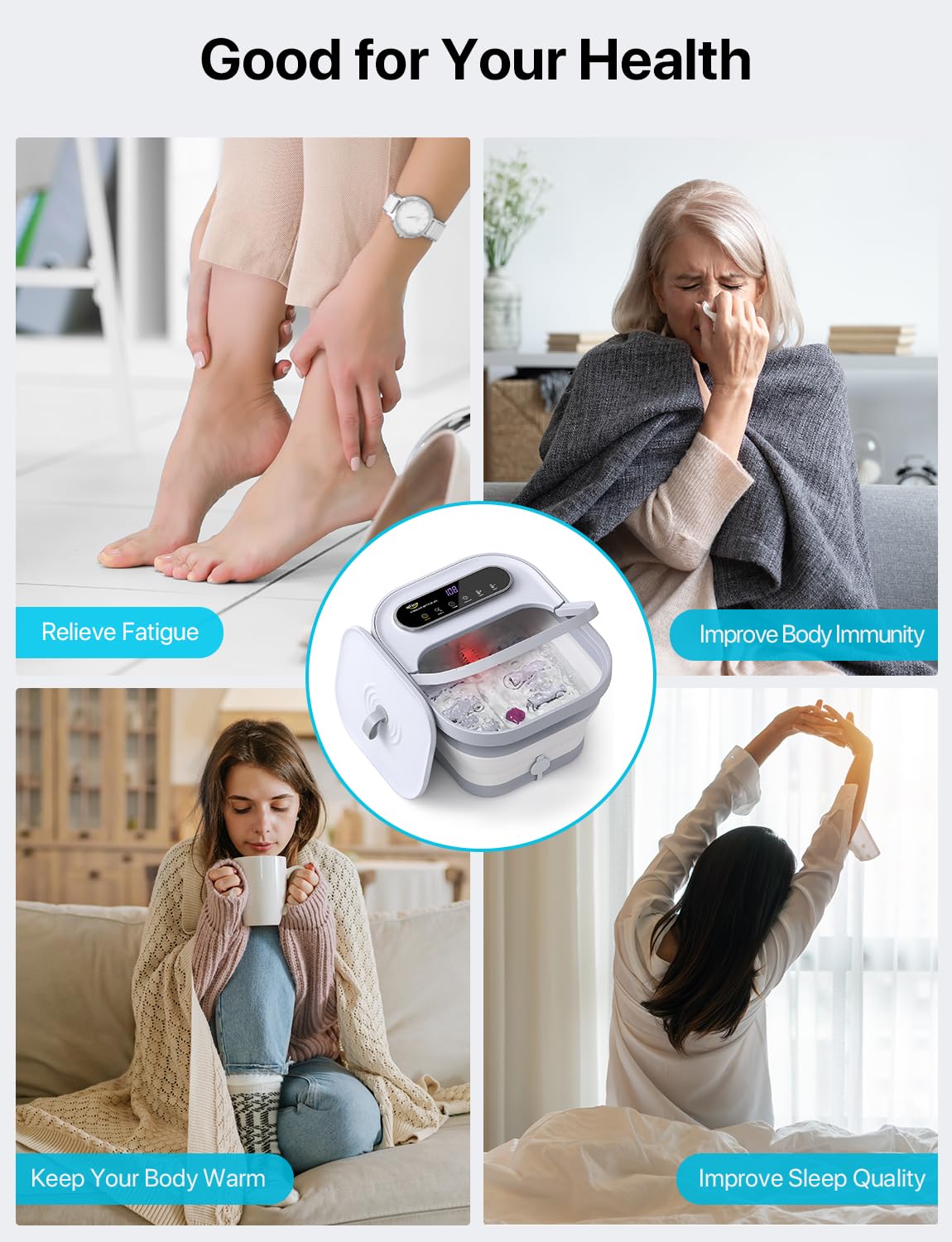 ALLJOY pumice stone aids foot care during spa sessions.