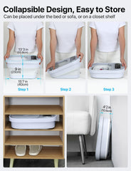 ALLJOY Foot Spa Massager timer display for session-length control.