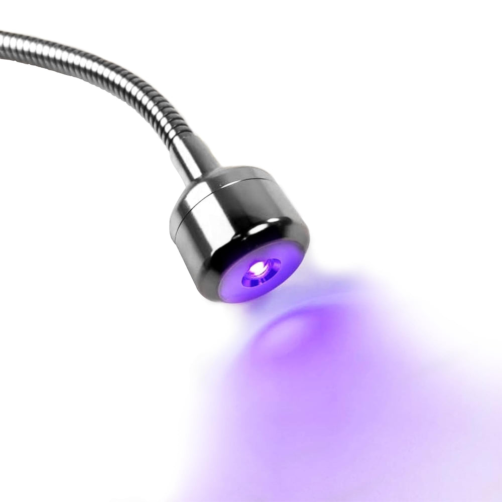 ALLKEM portable lamp enables seamless gliding between fingers for even gel layers.