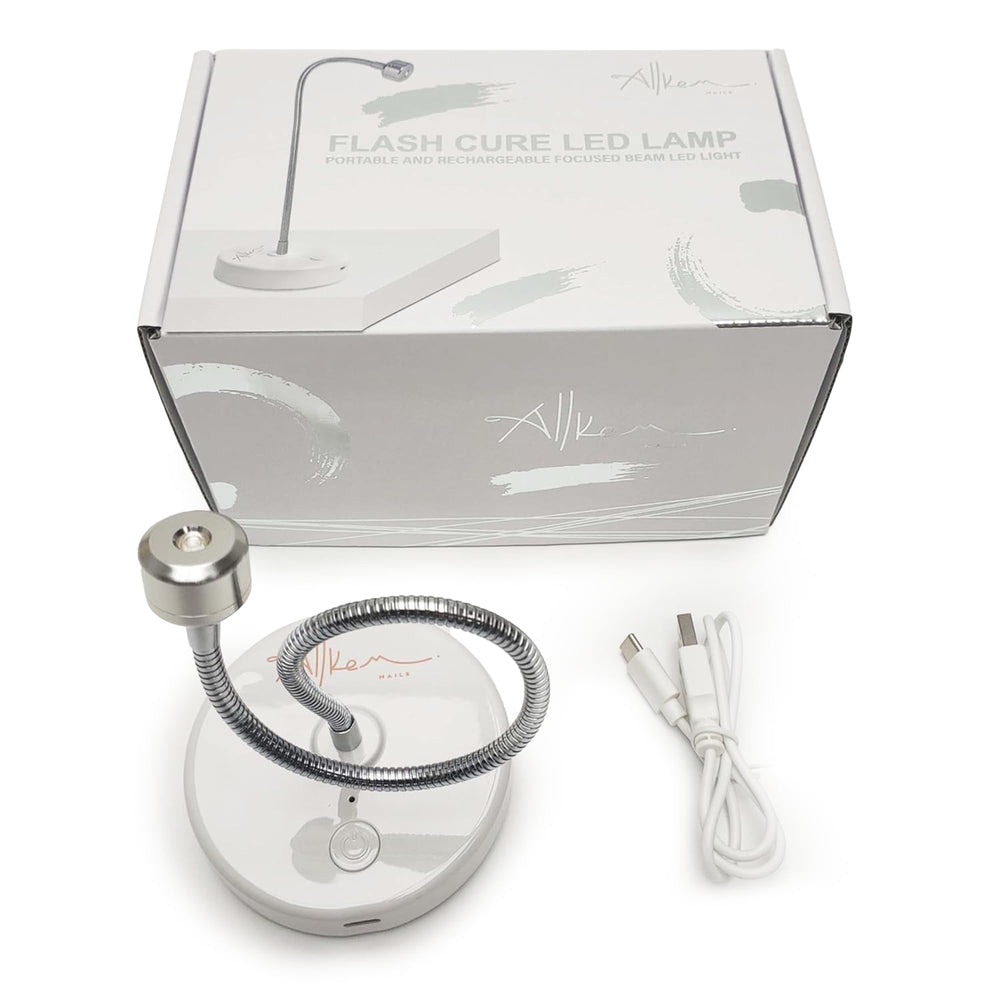 ALLKEM flash-cure 3W nail lamp provides a rapid 10-15 second quick cure.