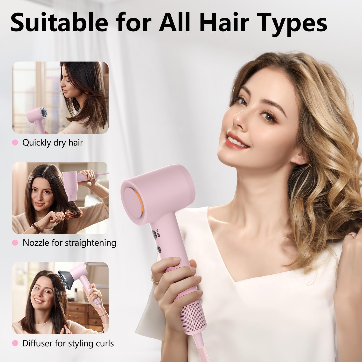 Alloom low-noise operation for comfortable morning routines.