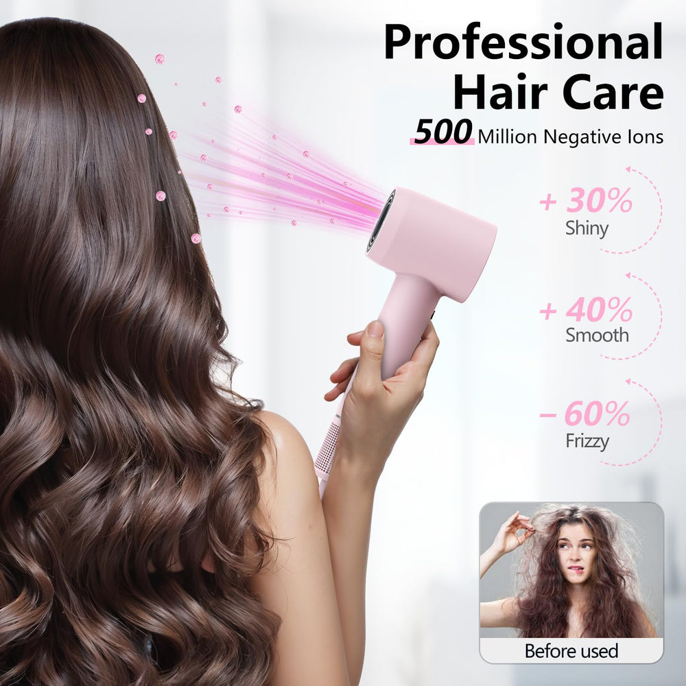 Alloom nozzle attachment helps precise drying and styling control.
