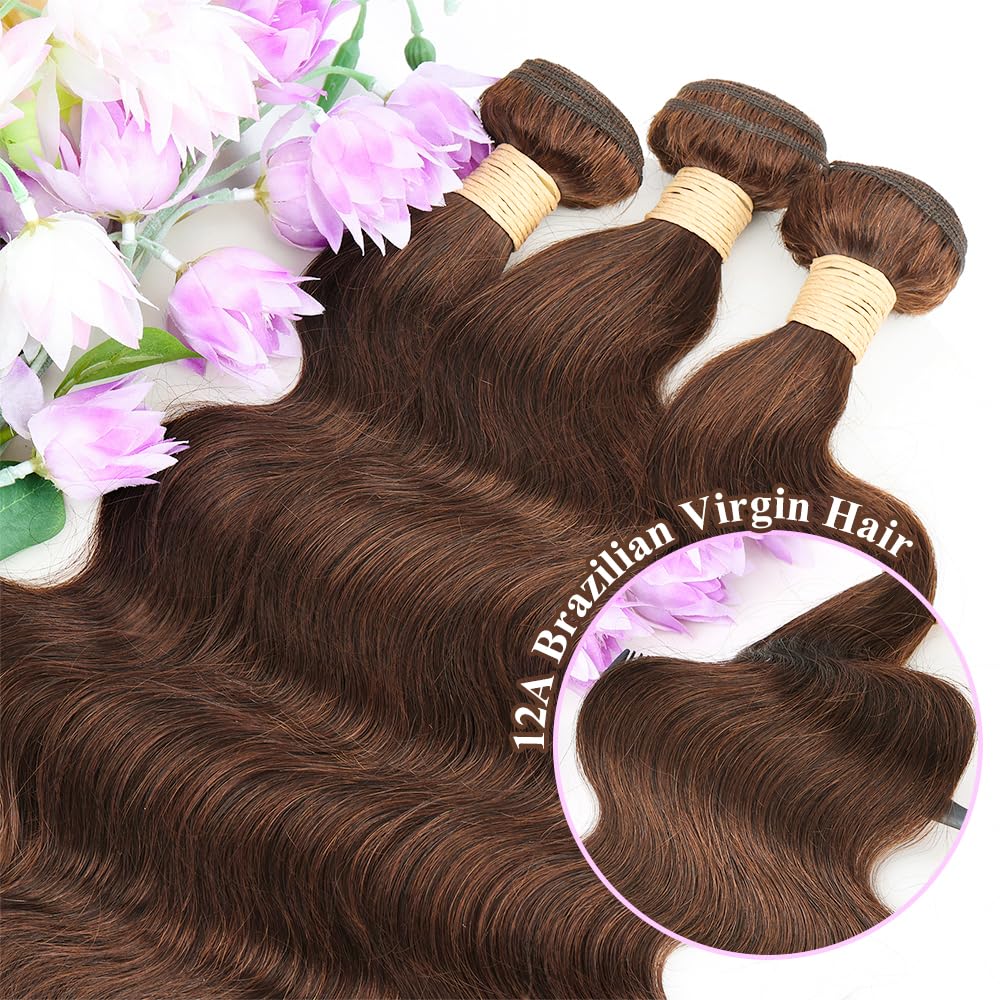 ALLRUN chocolate brown 4# close-up reveals true color and subtle undertones.