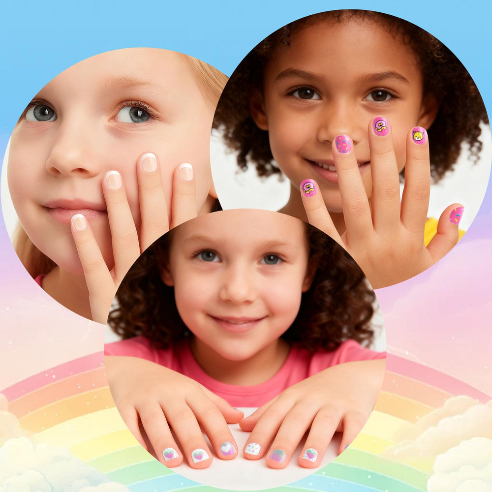 Allstarry pre-glue adhesive lets kids apply nails quickly without mess