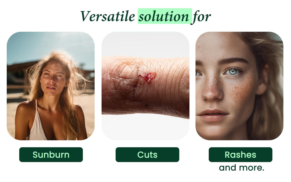 Allurials Aloe Vera Spray features enzymes and vitamins for natural exfoliation.