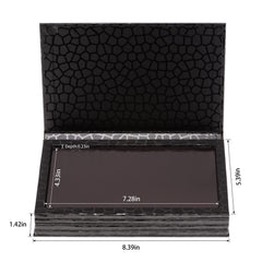 Allwon book-shaped magnetic palette layer 3 open for quick access to shades