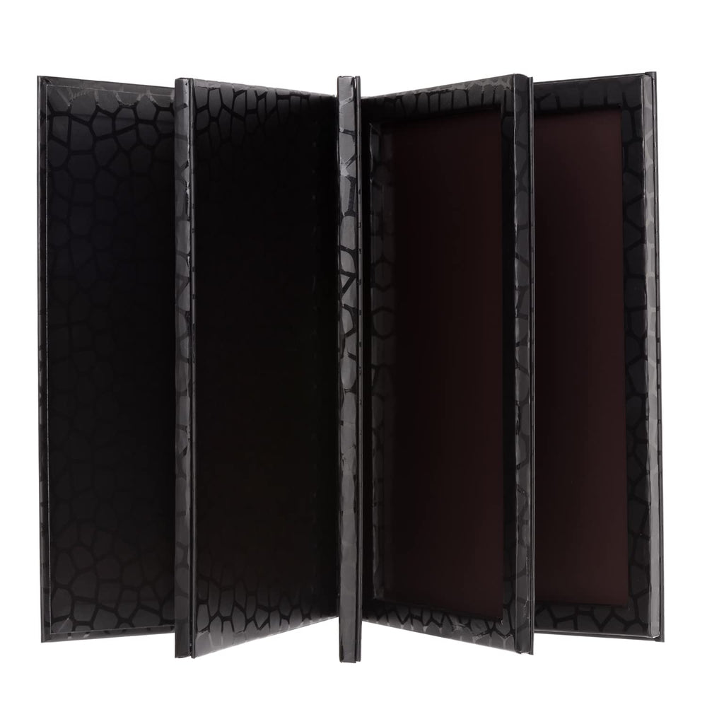 Allwon book-shaped magnetic palette layer 4 open for compact travel use