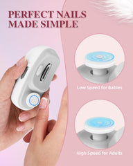 Allyplay 2025 upgraded electric nail clipper USB rechargeable for convenient charging