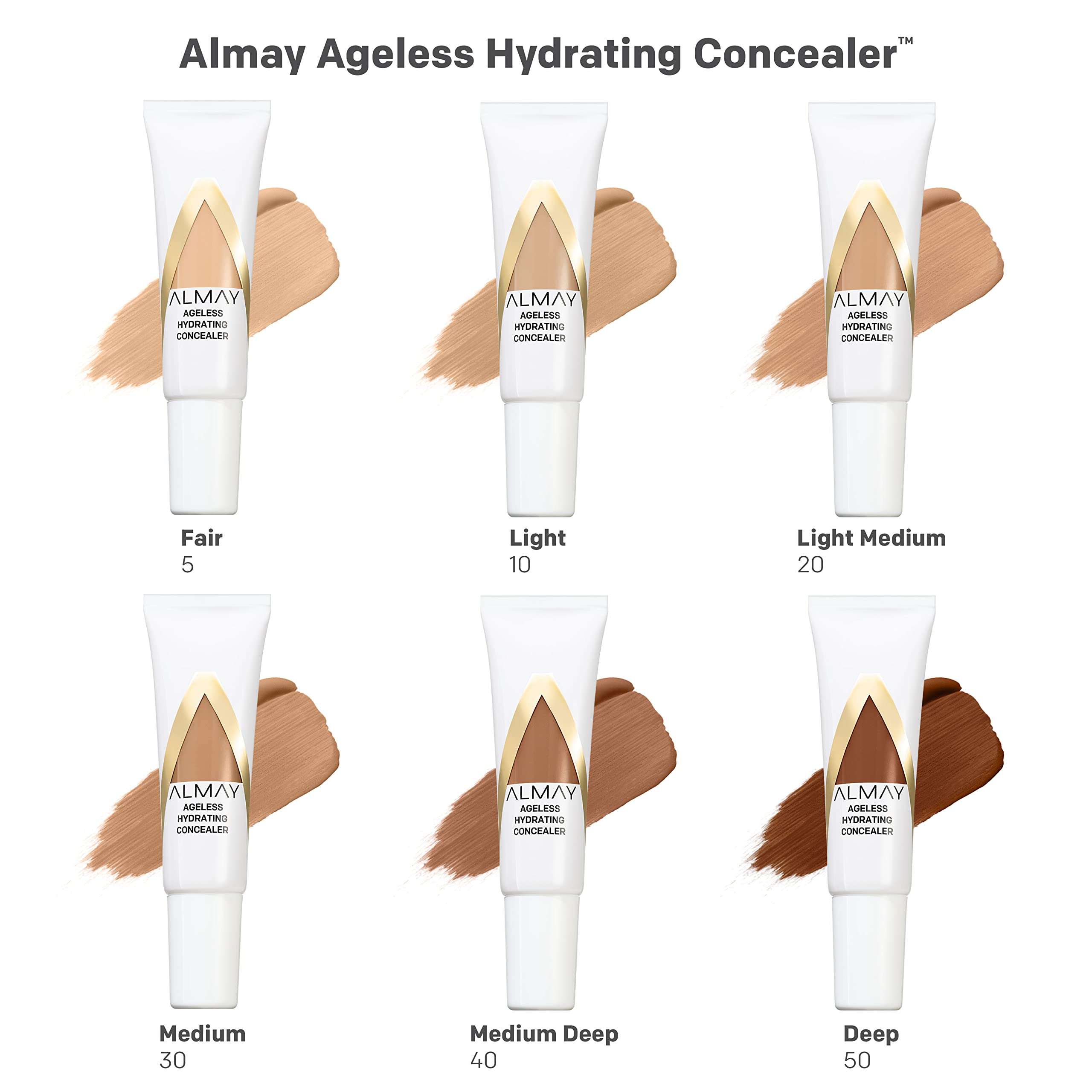 Almay Anti-Aging Concealer fragrance-free packaging emphasizing hypoallergenic formula
