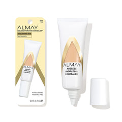 Almay Anti-Aging Concealer packaging front with lightweight formula for natural coverage