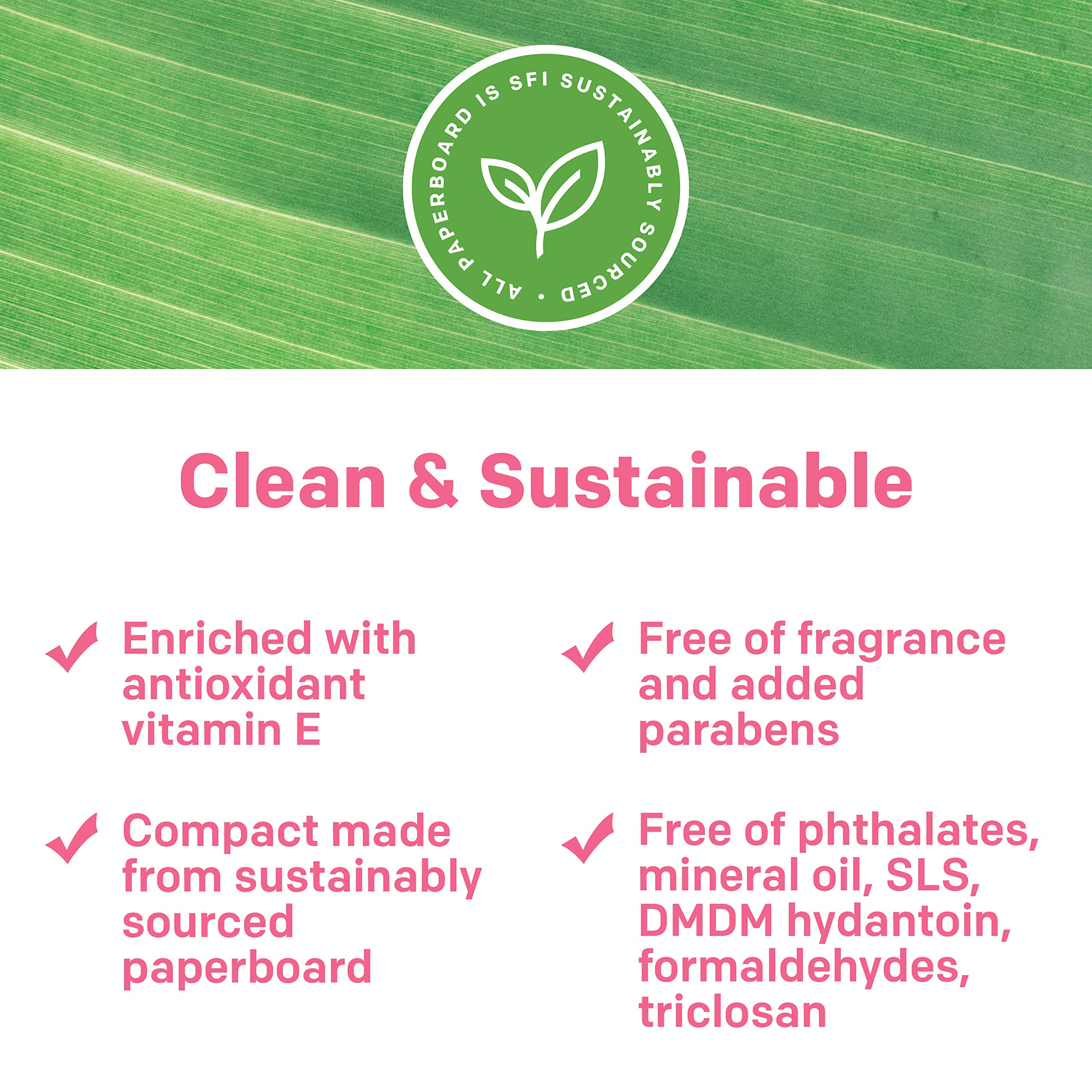 Almay Eyeshadow Palette sustainable packaging uses responsibly sourced paperboard
