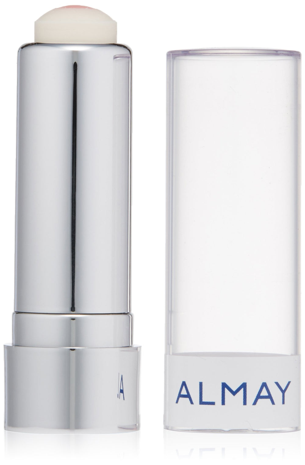 Almay Lip Treatment Age Essentials SPF 30 tube close-up with smooth glide and SPF protection.