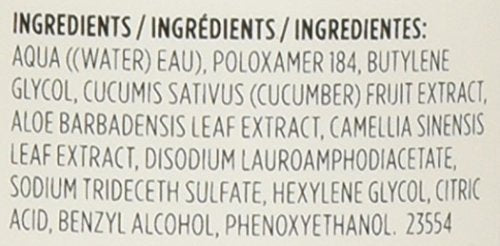 Almay light-touch pad applied to eyelids for gentle refresh after wear