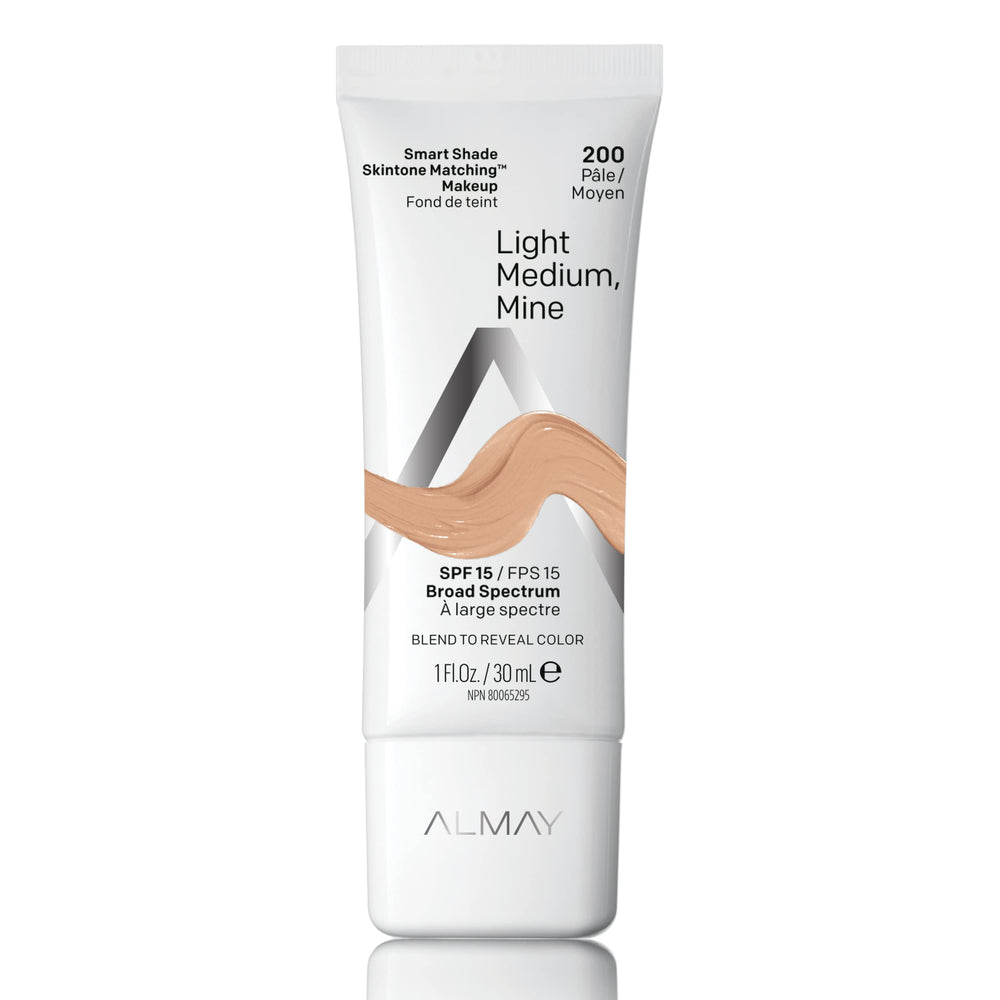 Almay Skintone-Matching Foundation white cream transforms to shade for instant natural coverage