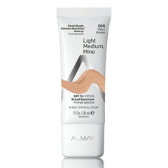 Almay Skintone-Matching Foundation white cream transforms to shade for instant natural coverage