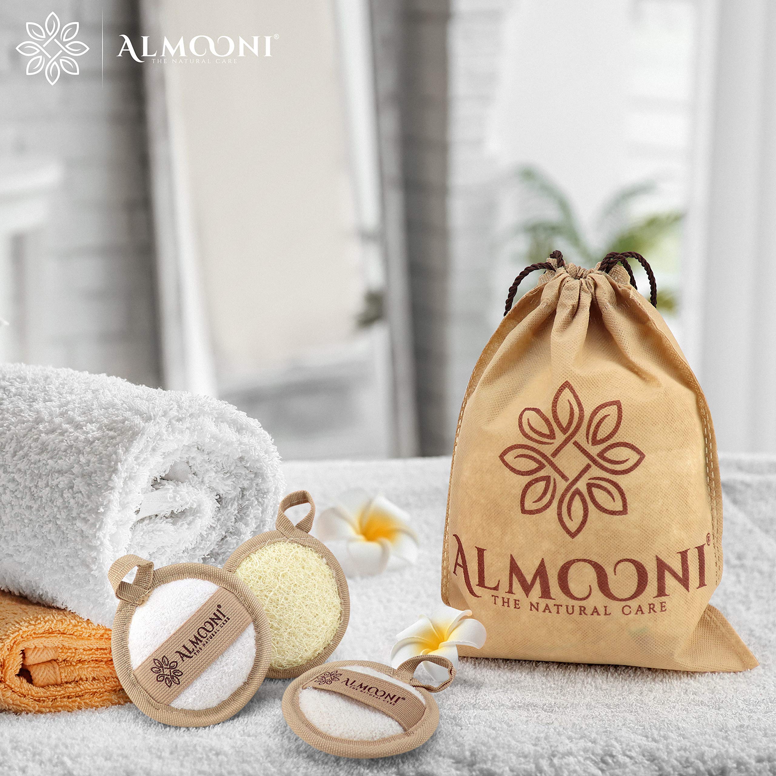 ALMOONI biodegradable gift packaging with drawstring pouch ideal for gifting