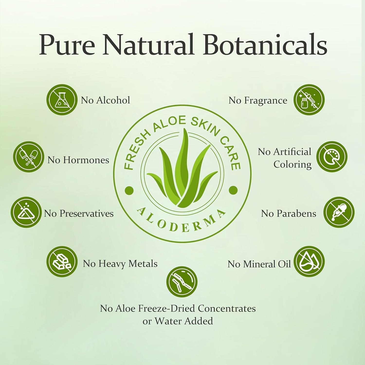 Aloderma Aloe Gel is lightweight and fast-absorbing for all skin types.