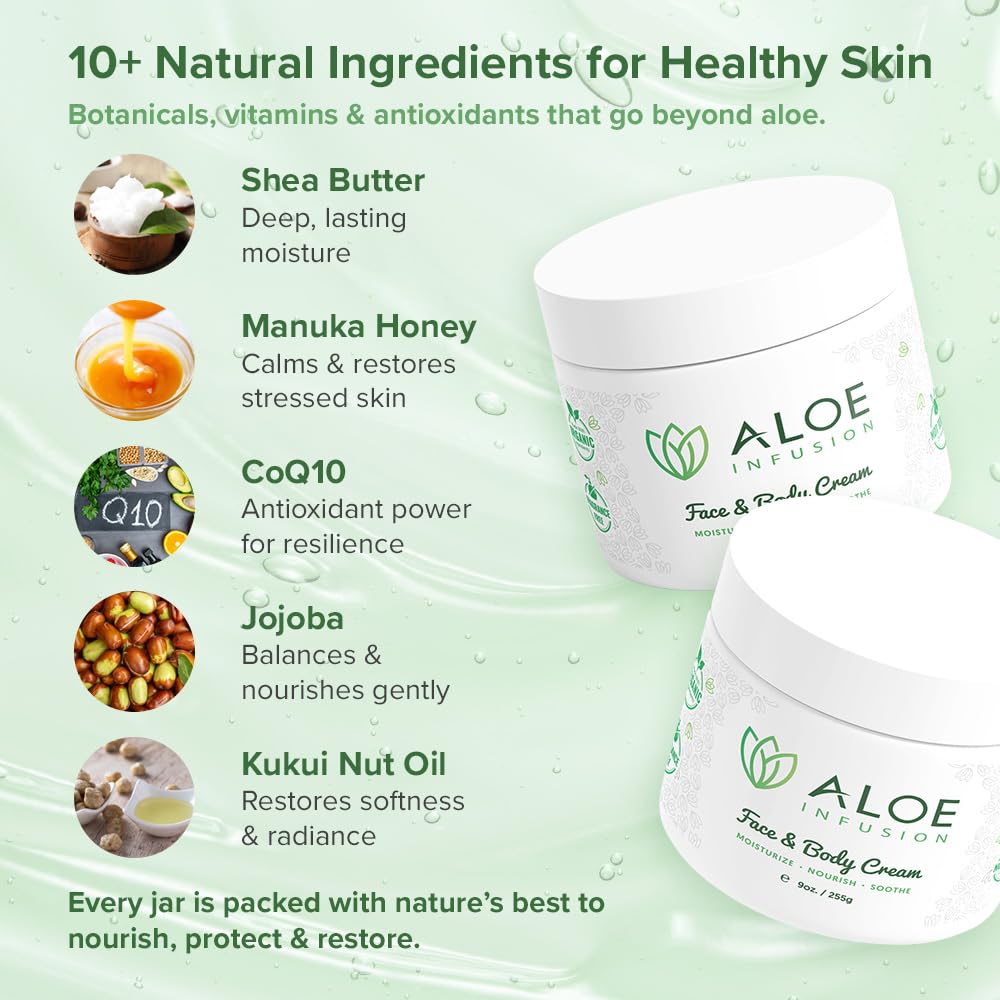 Aloe Infusion green tea ingredient focus underscores calming antioxidants
