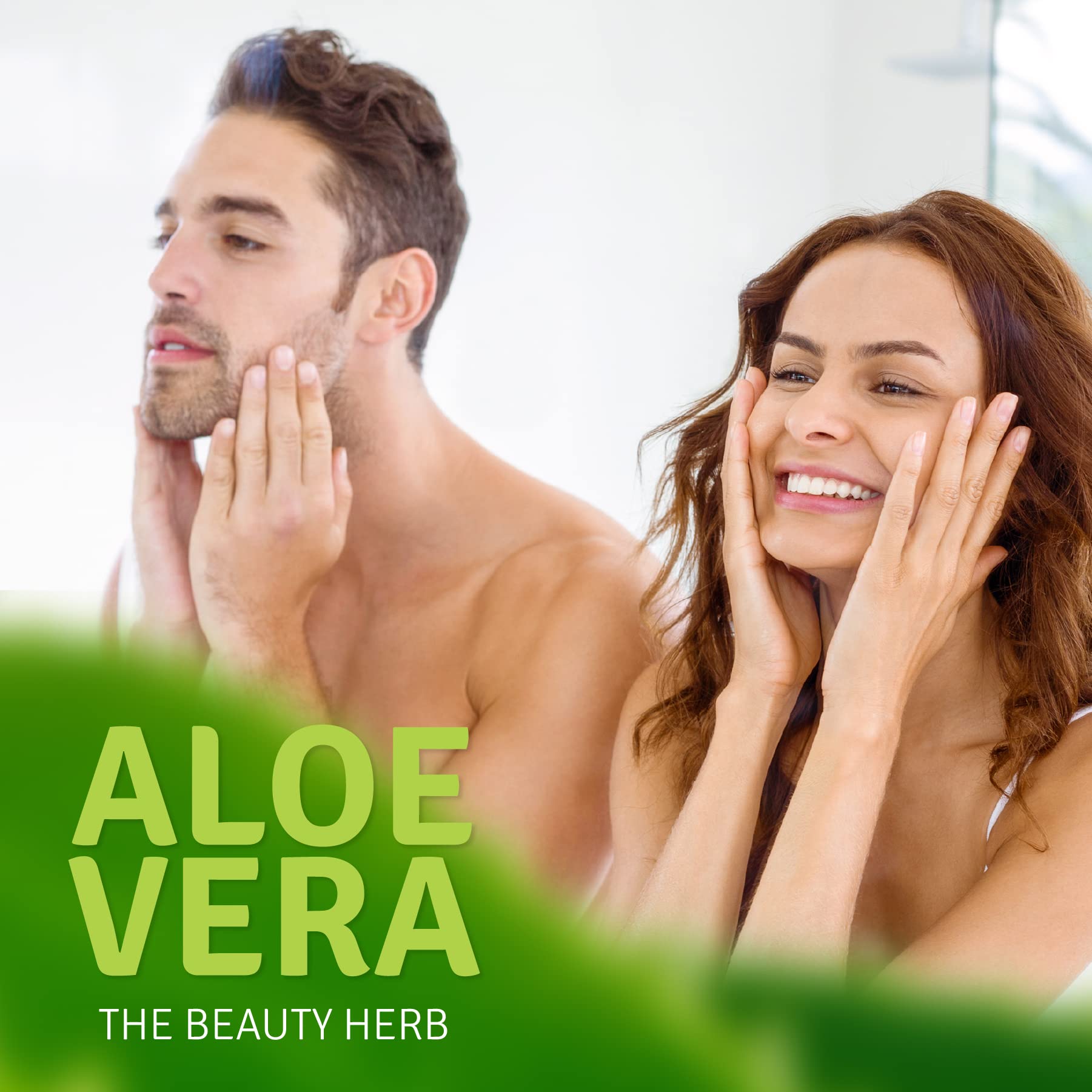 Aloe Life gel used on a burn or dry patch for conditioning