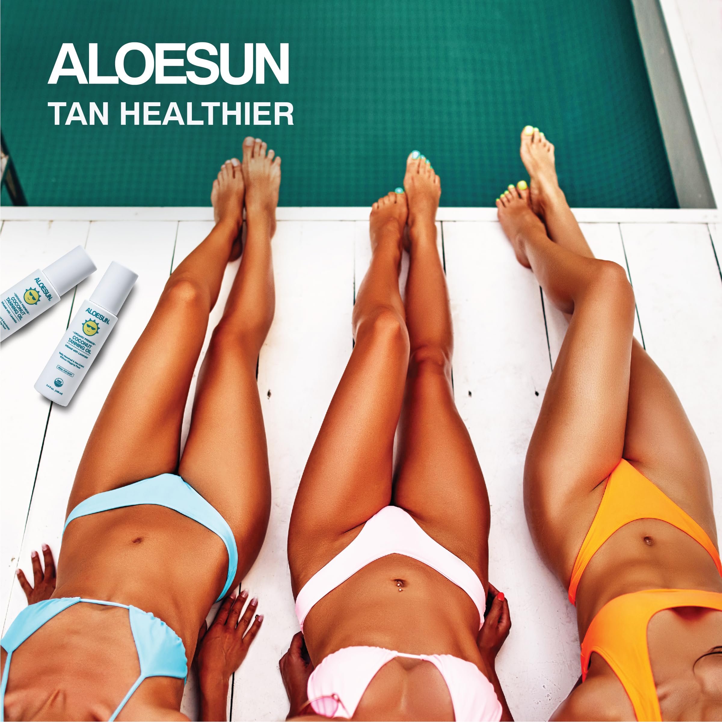 ALOESUN coconut oil spray demonstrates quick absorption without greasiness.